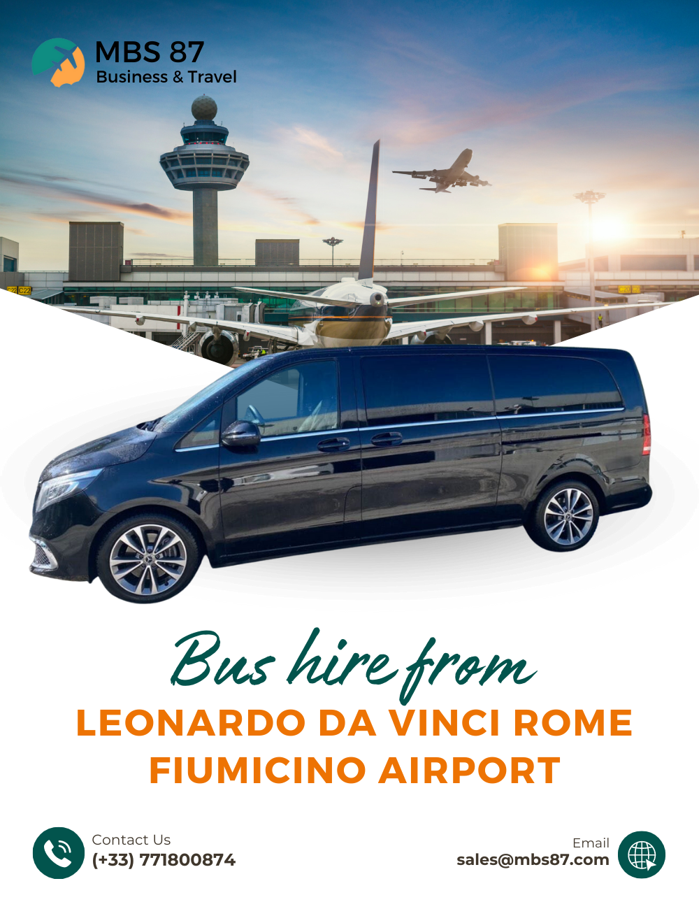 One Way Bus Transfer Service from Rome