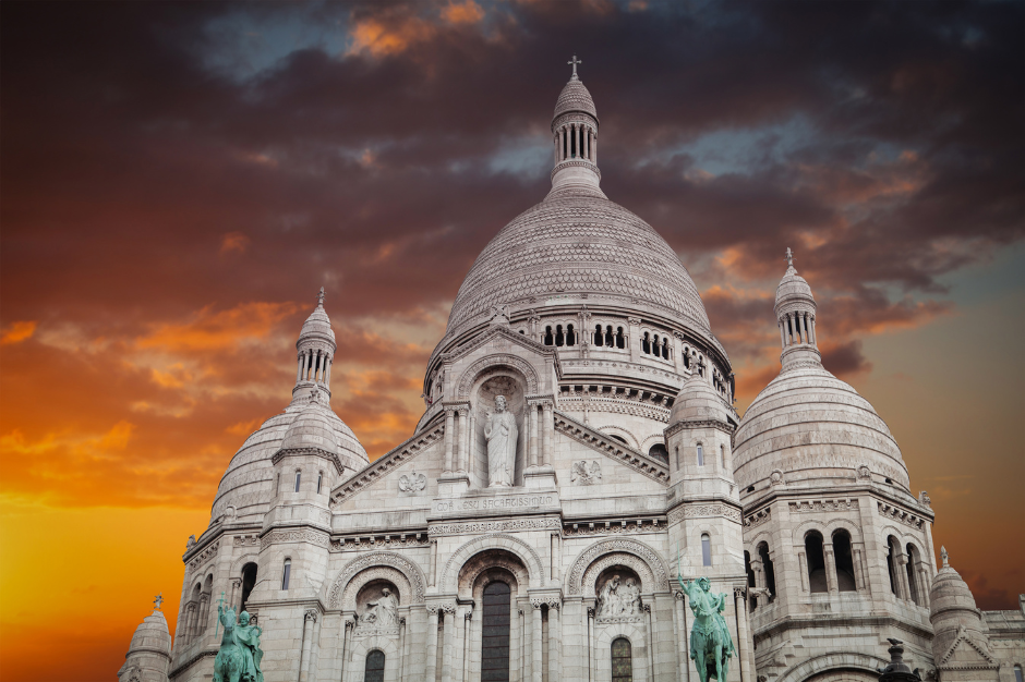 Sacre-Coeur Basilica:  A spiritual tourist destination in France