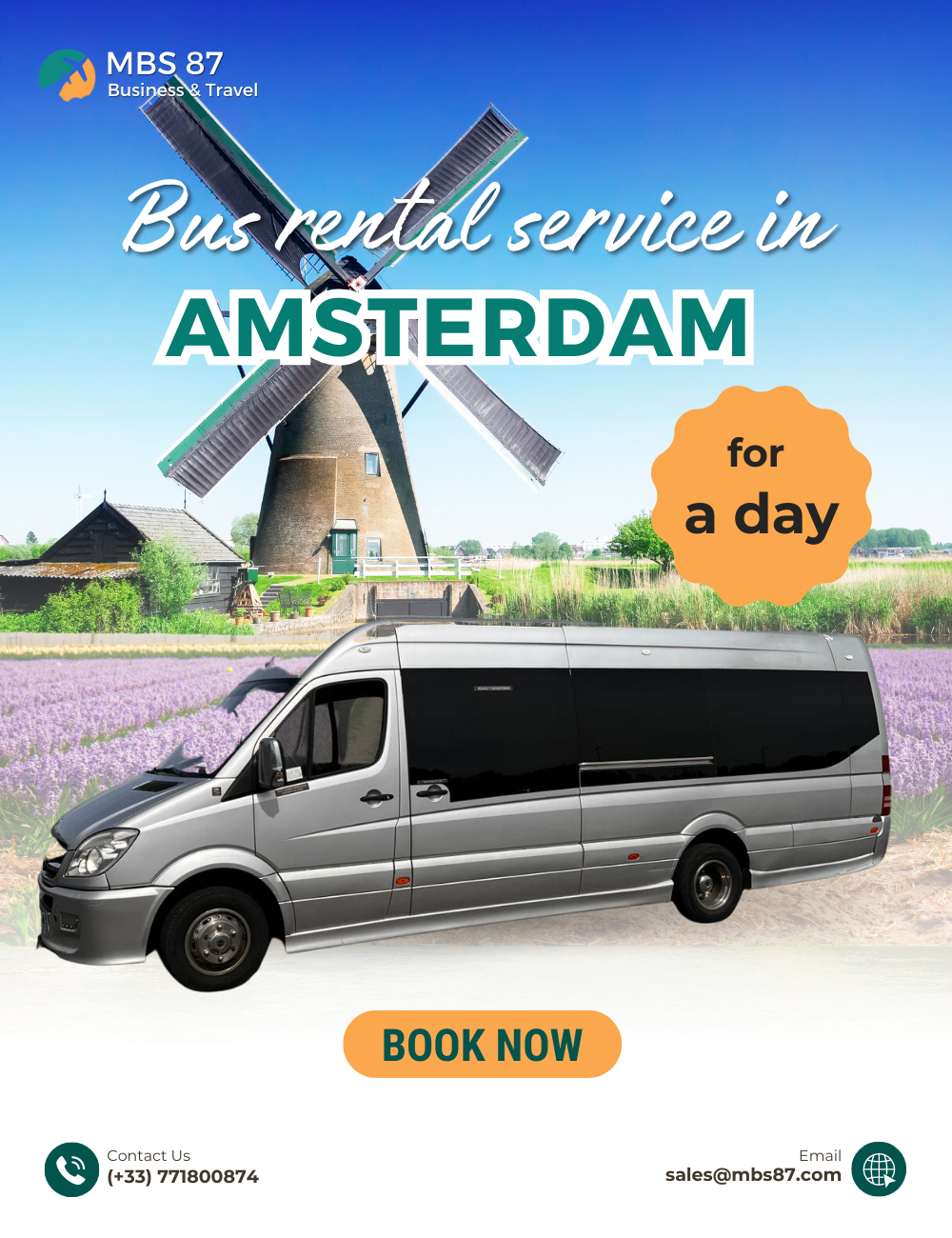 The Ultimate Guide to Starting Your European Adventure in Amsterdam with MBS87 Store's Long Distance Bus Service