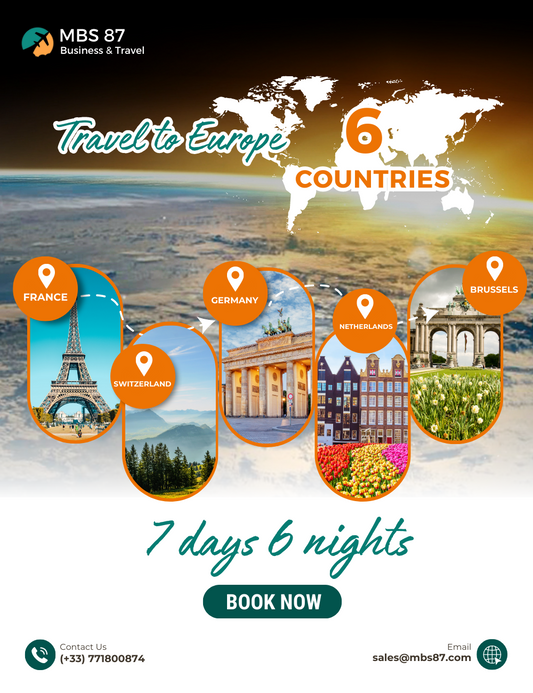 Europe Tour: Around 6 countries France, Switzerland, Germany, Netherlands, Brussels | 7 days 6 nights