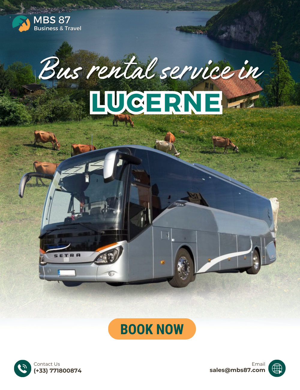 Rent a bus with driver in Lucerne